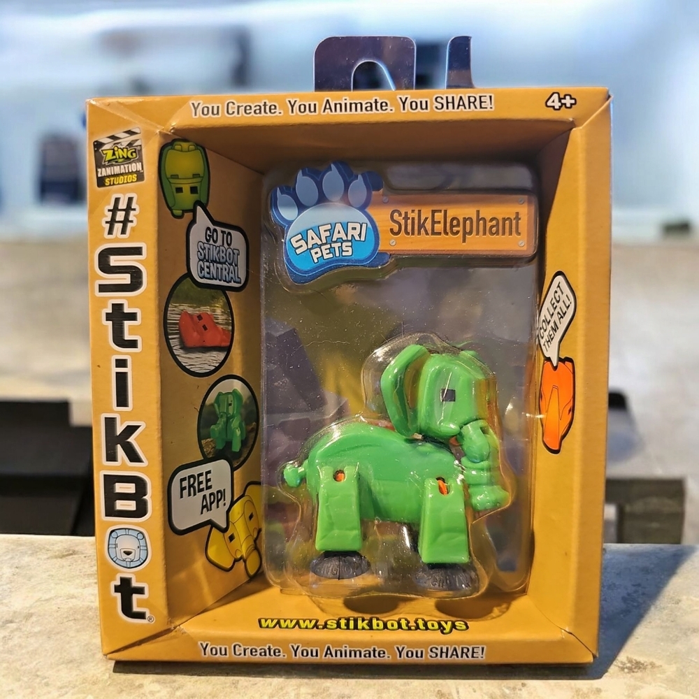 StikBot Safari Pets StikElephant - Green